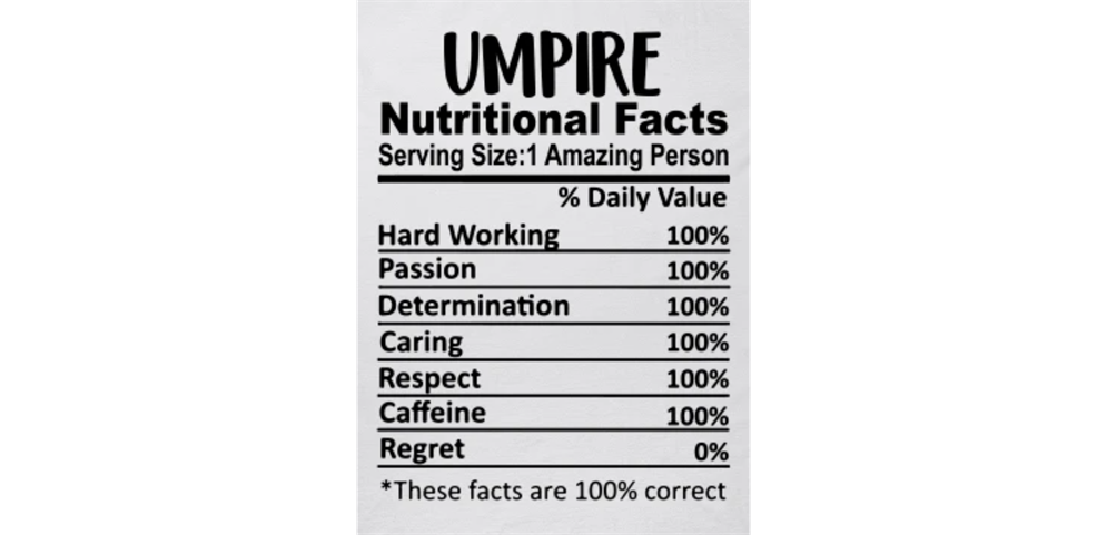 Become an umpire today!  