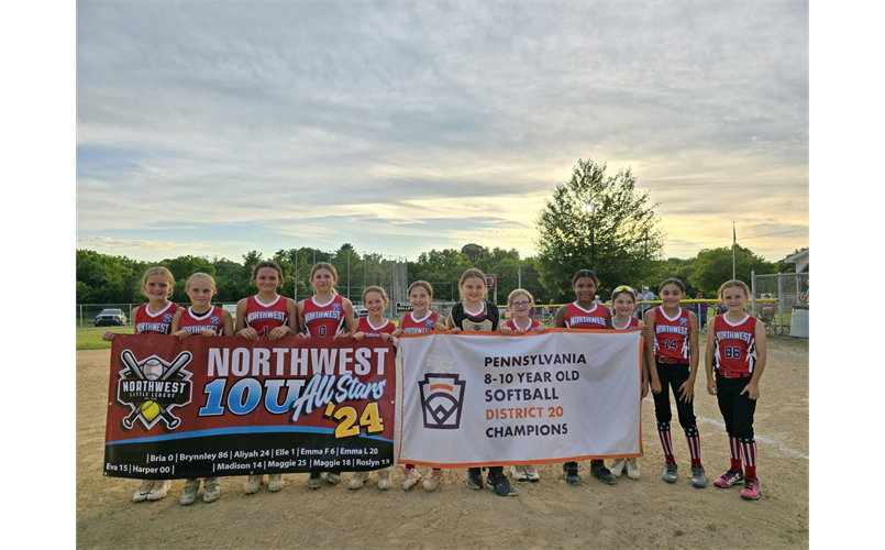 Northwest - 2024 D20 10U Softball Champions