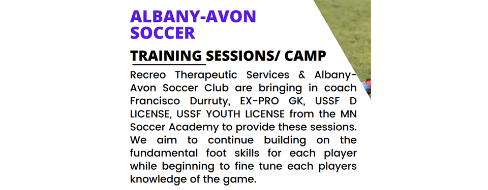 Albany-Avon Soccer Training Options 