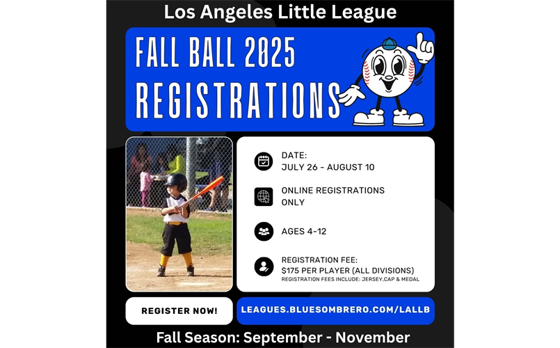 FALL 2025 ONLINE REGISTRATIONS
