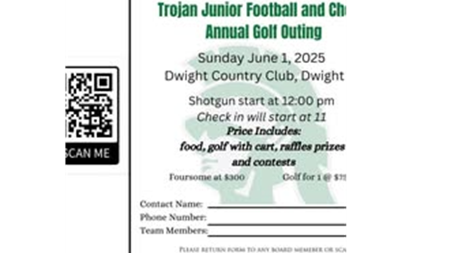 2025 Golf outing June 1st