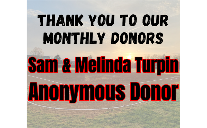 Thank you Monthly Donors