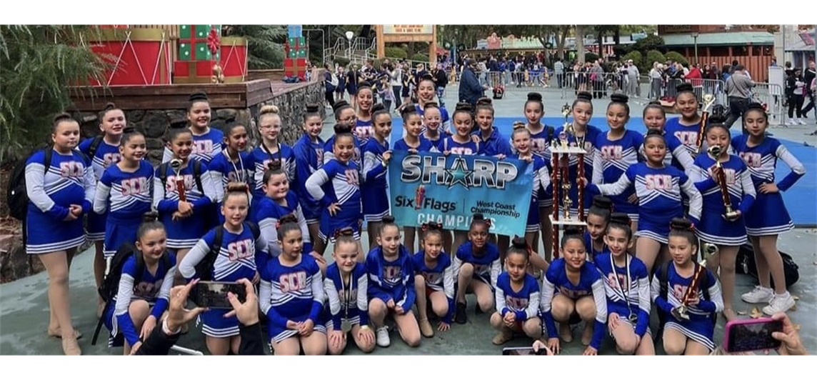 2022 SCB Cheer - 3 levels took 1st place!