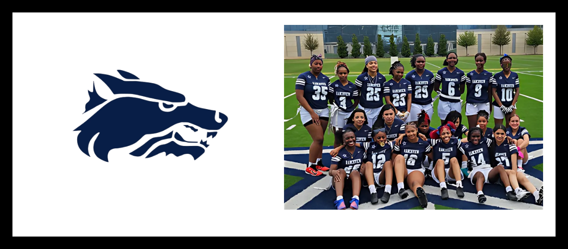 Ranchview High school girls Flag team