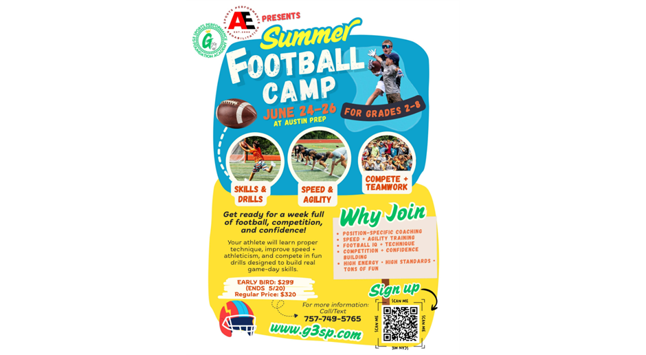 Athletic Evolution Summer Football Camp