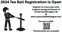 2024 Tee Ball Registration is Open