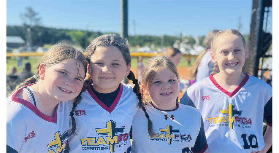 FCA girls having a great time at the ball park!