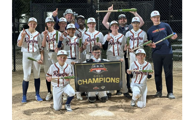 13U Raptors - Palos Memorial Bash Gold Champions