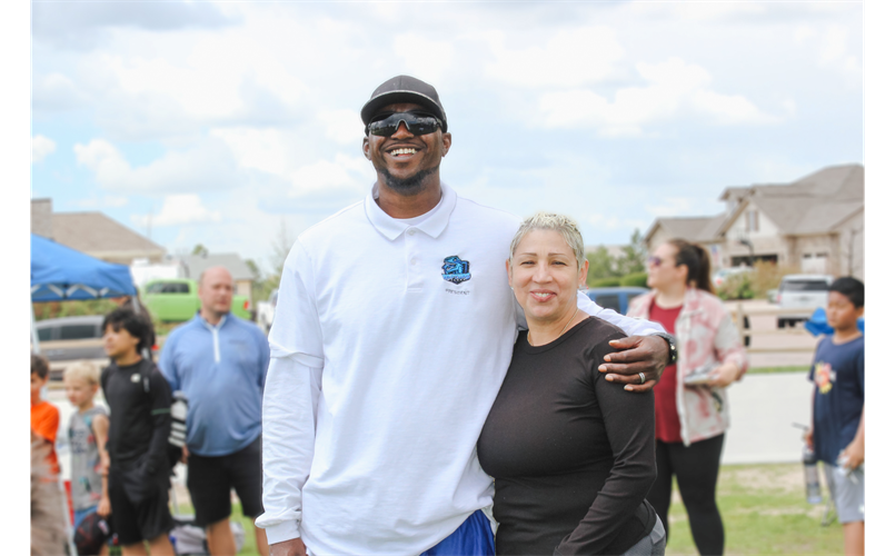 President Pierre Banks and Fundraising Lead Noemi Banks