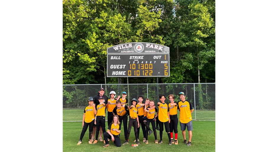 AYBA 11/12U Spring Champions the Goonies