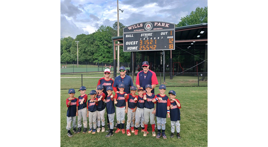 AYBA 6U Spring Champions the Braves