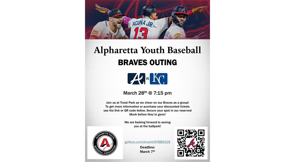 MARCH 28TH - AYBA Braves Night @ Truist Park