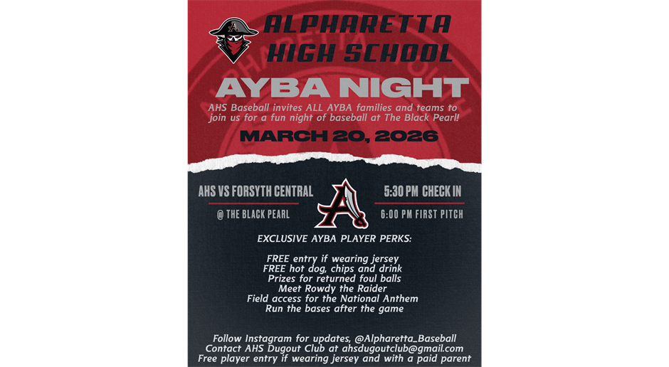 MARCH 20TH - AYBA NIGHT @ AHS