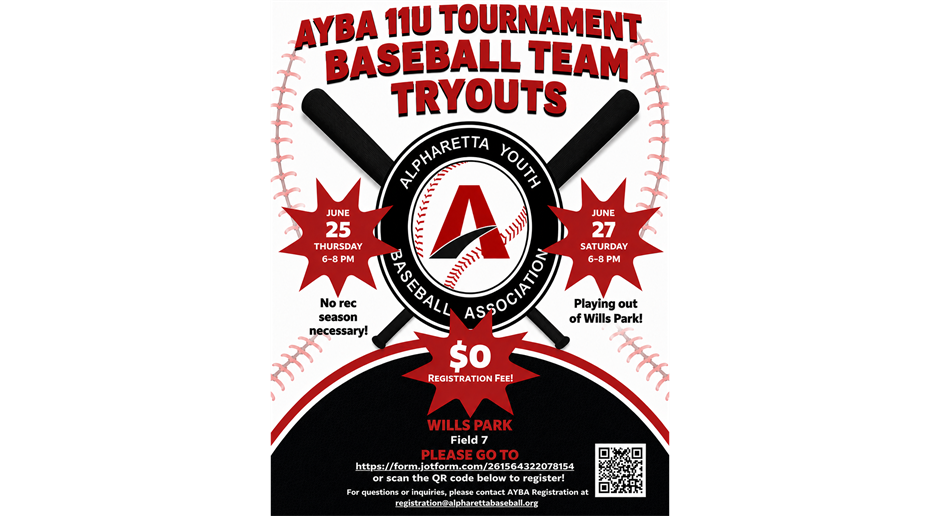 AYBA 11U TOURNAMENT BASEBALL TEAM TRYOUTS
