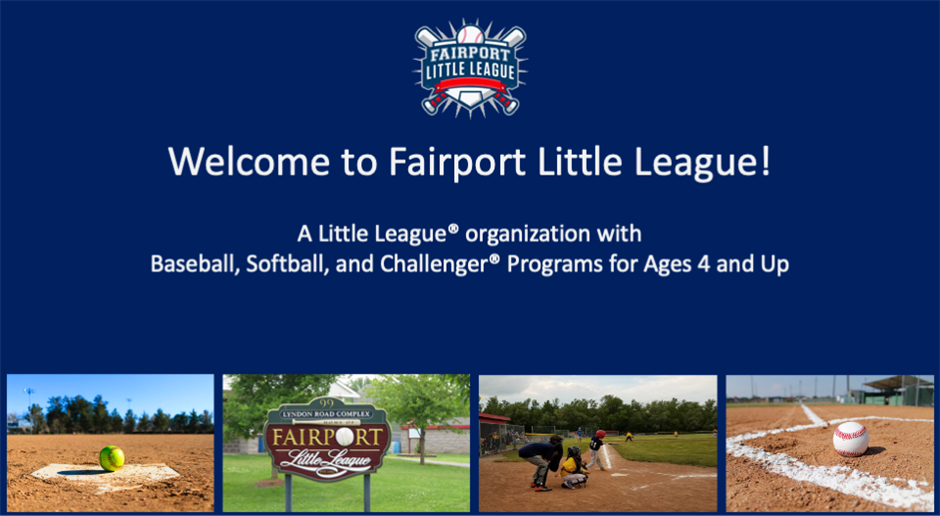 Welcome to Fairport Little League