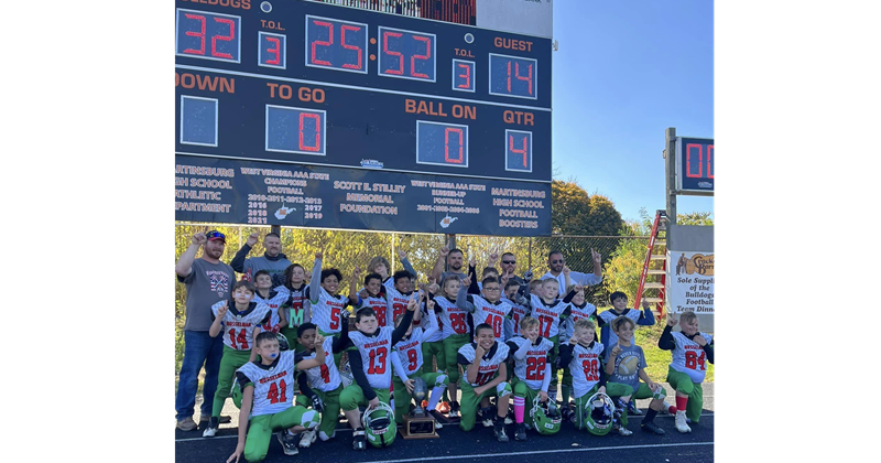 2022 Freshmen TCYFL Champions SBYFL WHITE