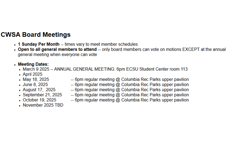 Board Meetings