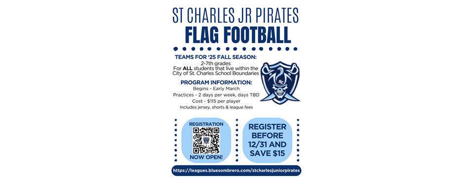 Flag Football Sign Up Open NOW!