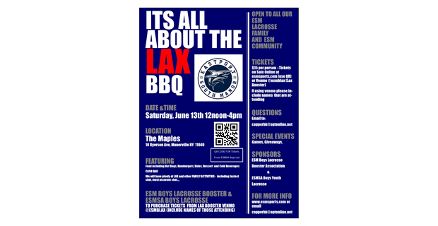 ITS ALL ABOUT THE LAX BBQ