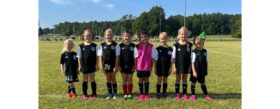 Our U9 girls travel team 