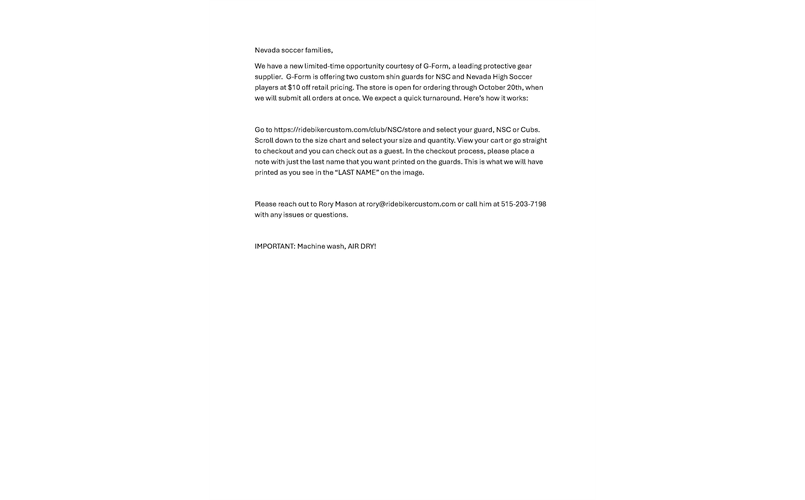 Limited Time G-Form Custom Shin Guards