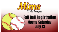 2024 Fall Ball Registration