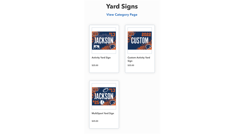 Get Personalized OHS Yard Signs