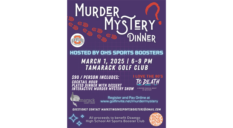 Murder Mystery Dinner 3/1/2025