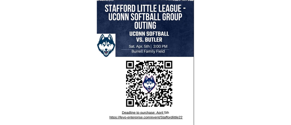 UConn Softball and Stafford Little League