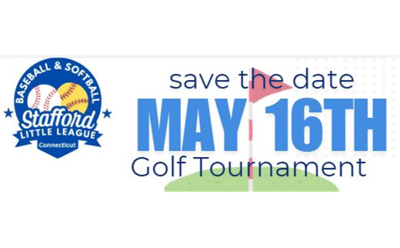 Golf Tournament May 16th! 