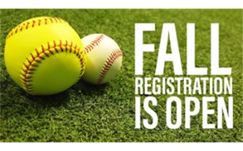 Fall Registration Now Open! 
