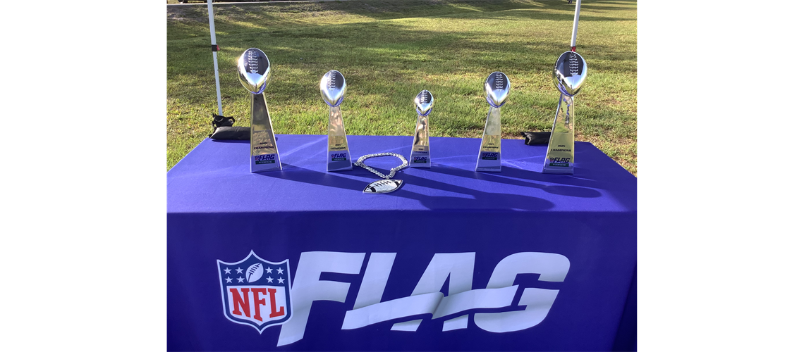 Spring Season Team Lombardi Trophies and Bling!