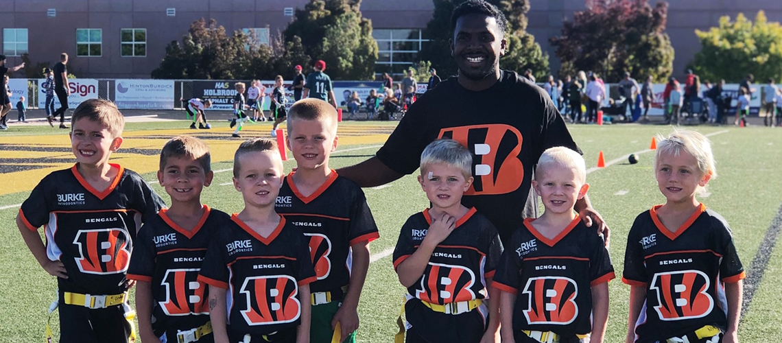 bengals flag football jersey