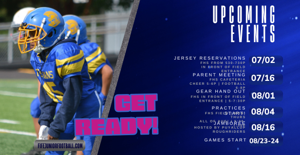 Important Dates to Remember!