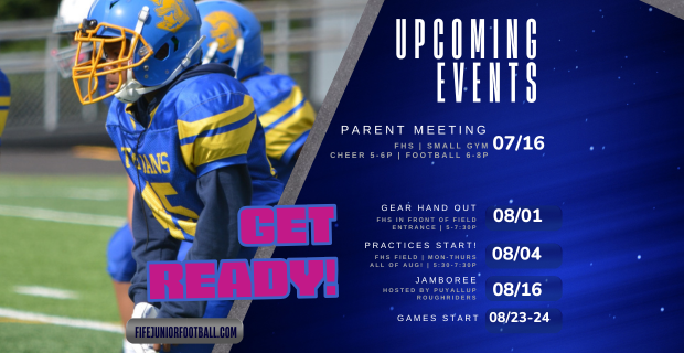 Important Dates to Remember!