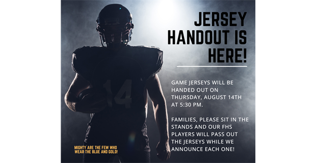 Jersey Handout is HERE!