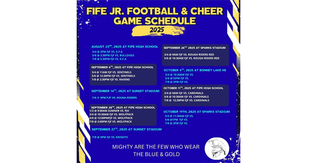 GAME SCHEDULE