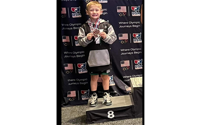 Kids Folkstyle Nationals 8th Place!