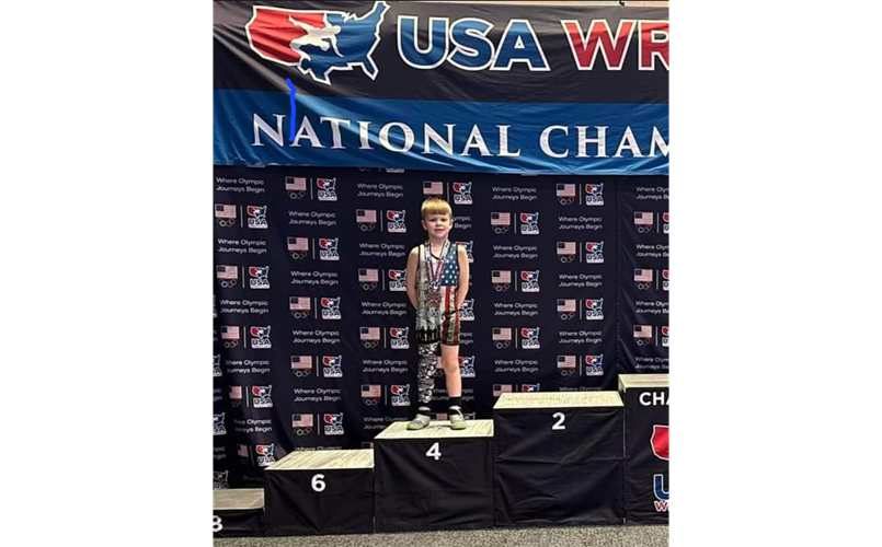 Kids Folkstyle Nationals 4th Place!