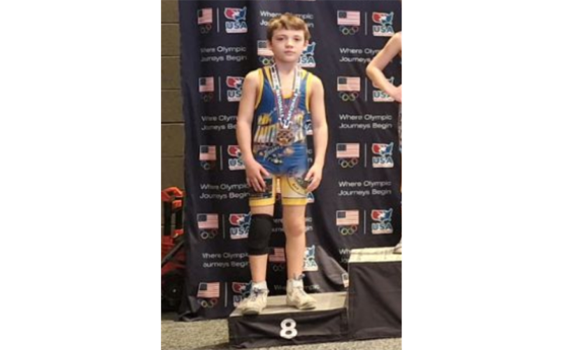 Kid's Folkstyle Nationals 8th Place!