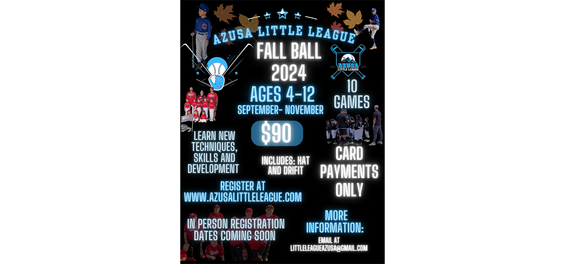 Fall Ball Registration 2024