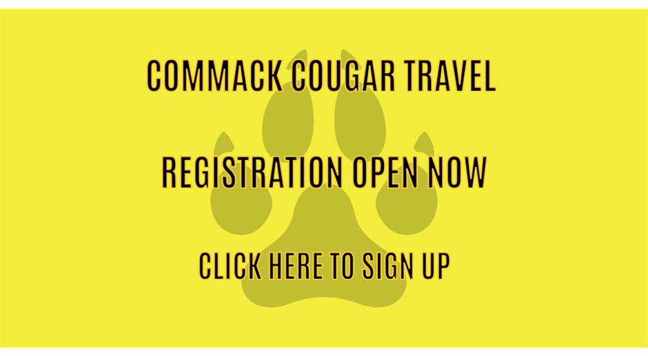 Commack Cougar Registration Open