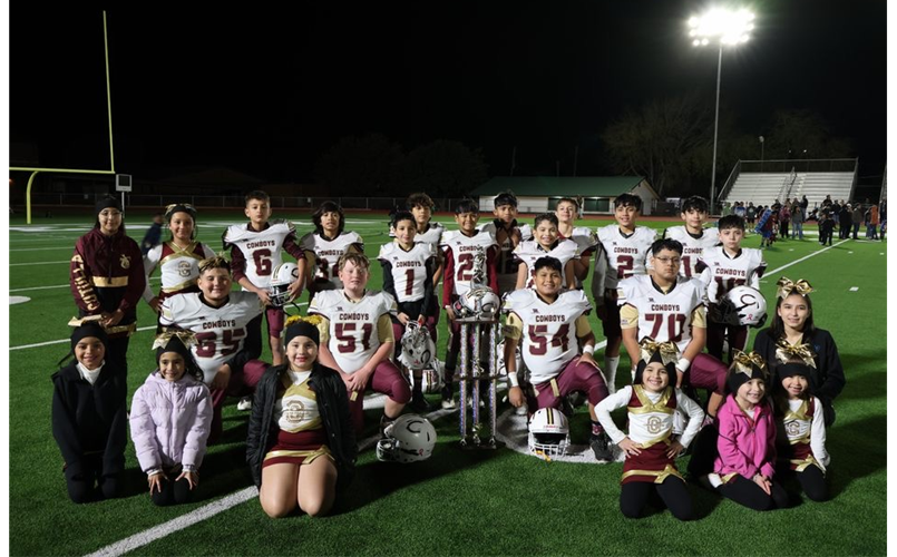 Senior Cotulla Cowboys Football team finishes Runner Up