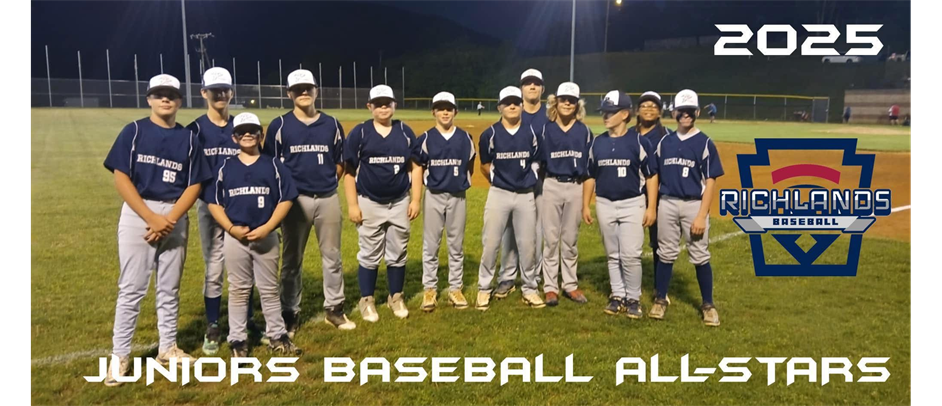 2025 Juniors Baseball Allstars
