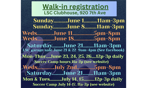 FALL REGISTRATION OPEN !!!