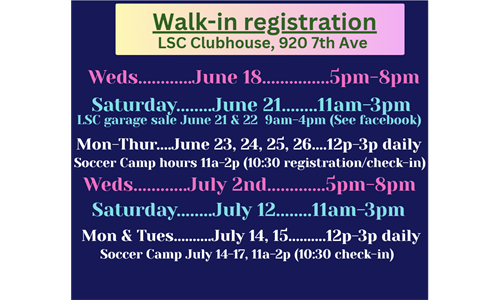FALL REGISTRATION OPEN !!!