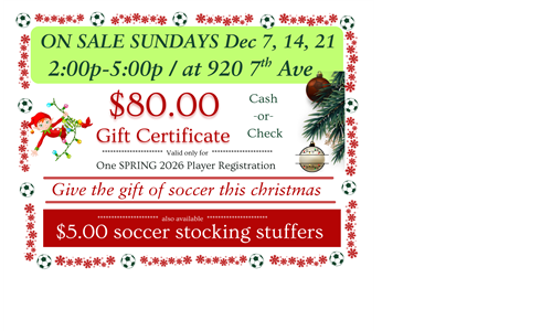 Gift certificate NOW on SALE