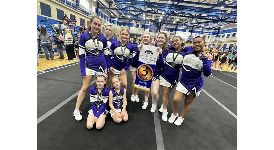 SYFA VARSITY CHEERLEADING 3RD PLACE 2024