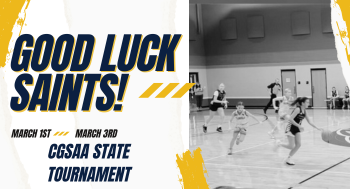 Good Luck this Weekend in the Tournament!