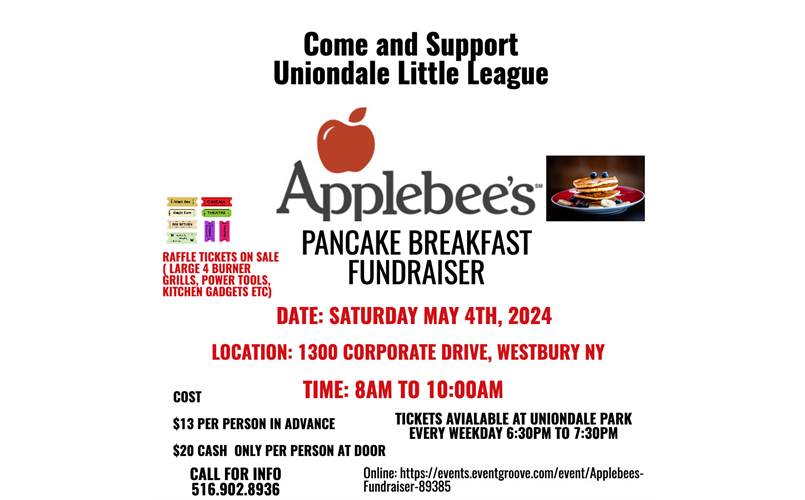 AppleBees Pancake Breakfast